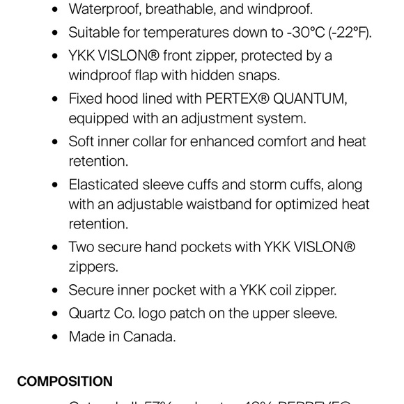 QUARTZ Ines hooded down winter jacket - Picture 5 of 8